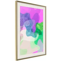 Arkiio Affisch Pastel Butterflies [Poster] 40x60 Poster